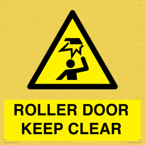 ROLLER DOOR KEEP CLEAR
